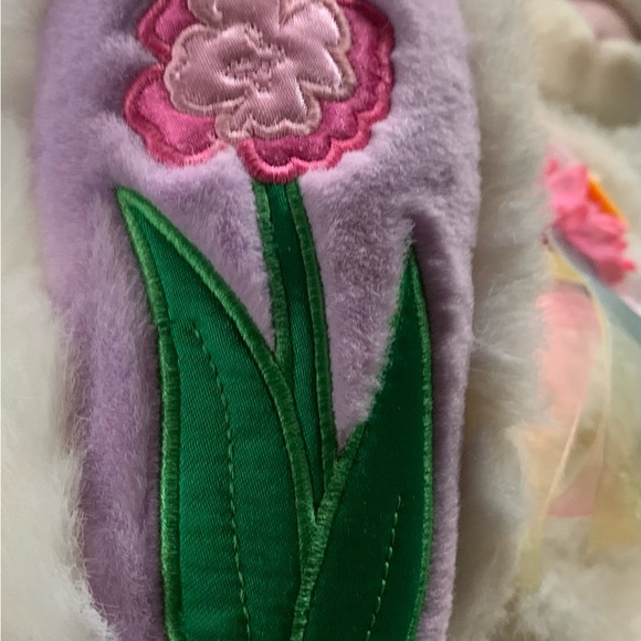 Tb Trading Co HOPPY HOPSTER Easter Bunny Rabbit Plush White Butterfly Flowers - Picture 10 of 11